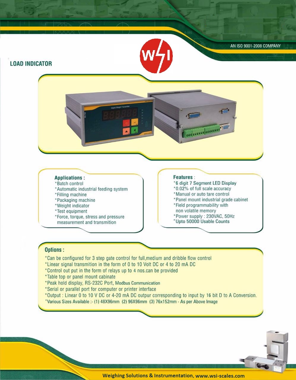 Digital weight controller