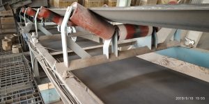 Conveyor belt weighing system