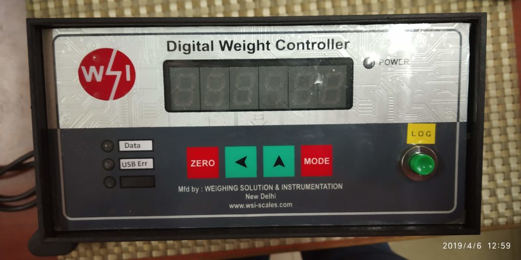 data logging weighing system