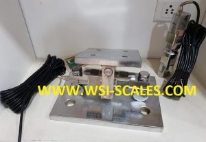 Tank weighing heavy duty with mountings