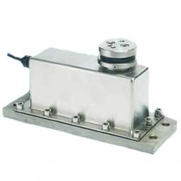 Fluid damped load cell